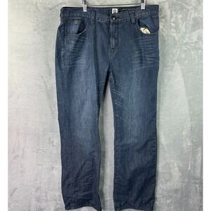 Mark Ecko Blue Denim Jeans Men's 36x34 Boot Cut Classic Fit*